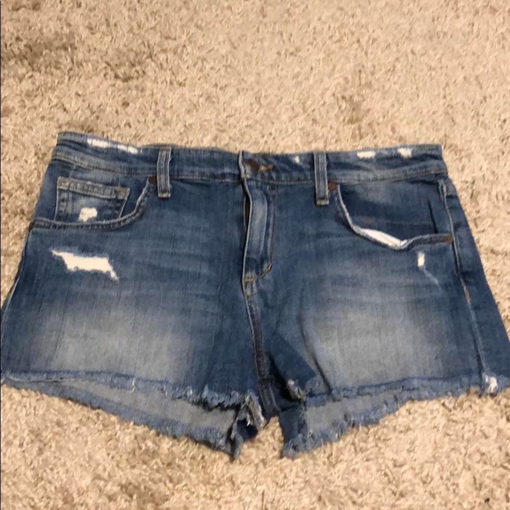 Joe’s Jeans distressed short shorts
